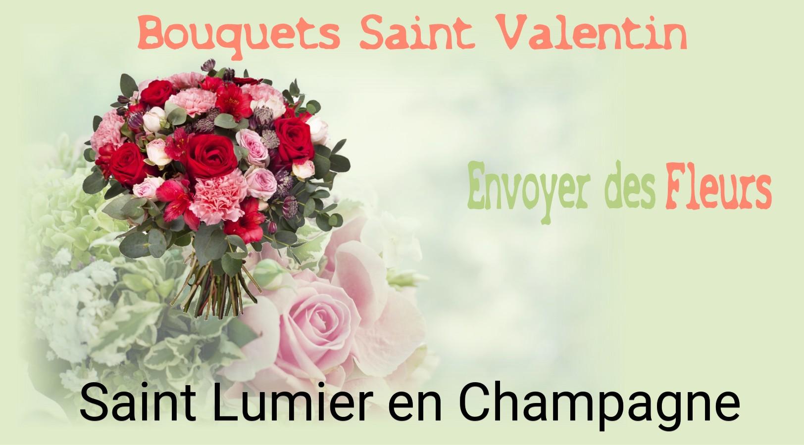 Roses de Saint-Valentin livrées à Saint-Lumier-en-Champagne